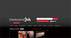 Desktop Screenshot of checkoutmyink.com